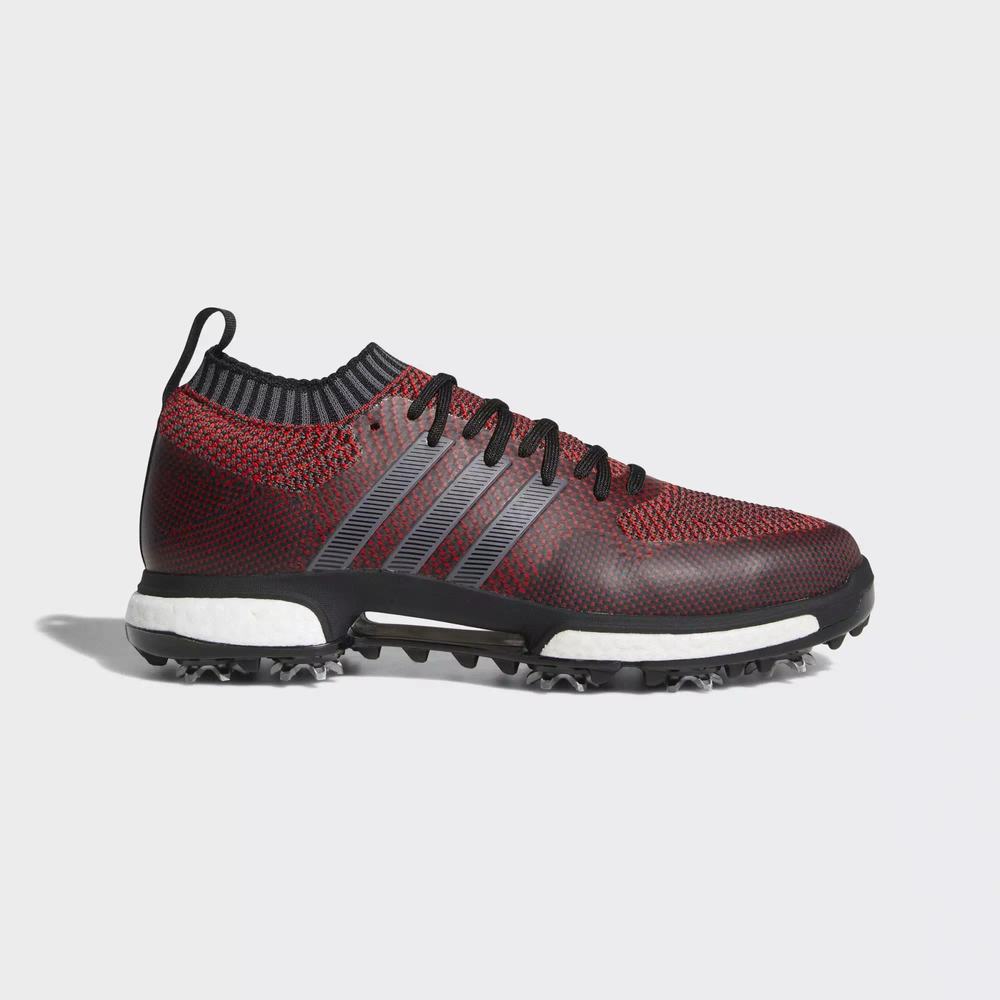 Adidas Tour360 Knit Tenis De Golf Rojos Para Hombre (MX-94245)